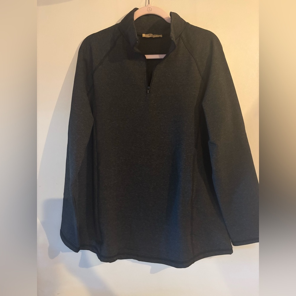 Miusey Women’s Quarter Zip Running Pullover Jacket Long Sleeve Workout Top 2XL